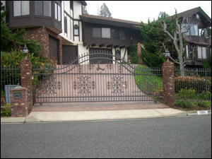 ornamental wrought iron gate, wrought iron fences, ornamental gates